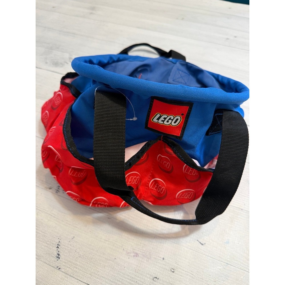 LEGO Big Storage Bucket‎ Red/blue Bag Storage collapsible storage bag